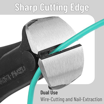 Bates- Nail Puller, 7 Inch, Brown, Nail Remover Tool, Cutting Pliers, Carpenter Tools, Staple Puller, End Cutting Pliers - color: Brown, size: 7", 1 Pack