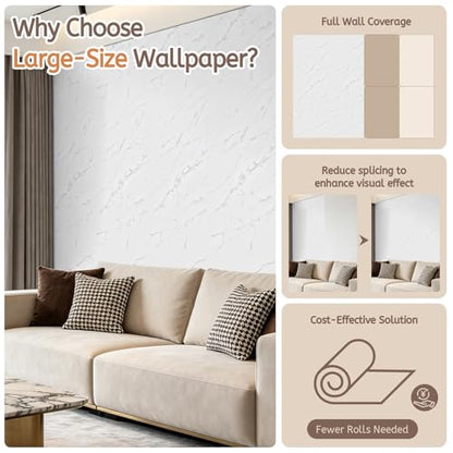 Marble Countertop Contact Paper 15.7'' x 100'' - Peel and Stick Wallpaper - size: 15.7" x 100"
