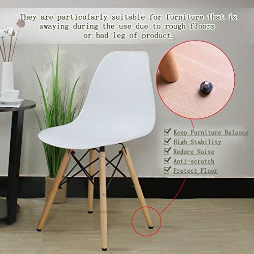 uxcell M6 x 10 x 16mm Leveling Feet Adjustable Leveler Floor Protector for House Furniture Cabinet Table Chair Leg 10 Pack