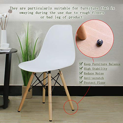 uxcell M6 x 10 x 16mm Leveling Feet Adjustable Leveler Floor Protector for House Furniture Cabinet Table Chair Leg 10 Pack