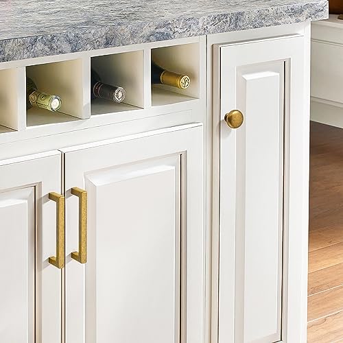 khtumeware 1-1/4" (32 mm) 10 Pack Drawer Pulls Antique Brass Cabinet Knobs Kitchen Hardware Cabinet Handles Drawer Handles Knobs. (10 Pack, knob, Antique Brass) - color: Antique Brass, size: Knob 1-1/4"