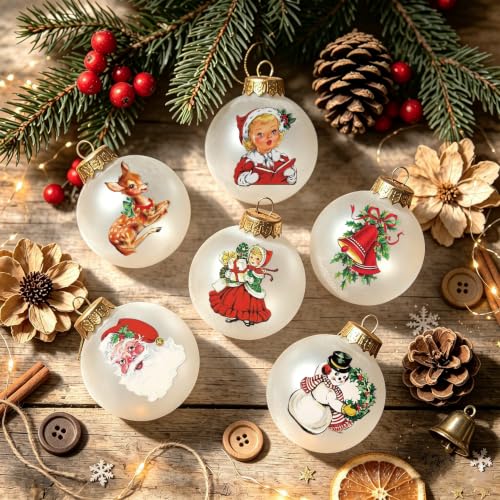 Christmas Rub On Transfers for Crafts Vintage Christmas Decals Stickers