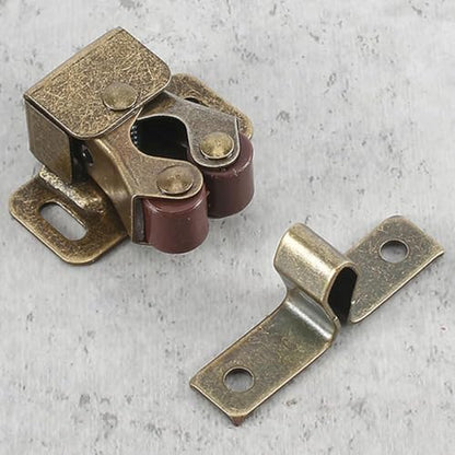 20Pcs Cabinet Latch Double Roller Catch Cabinet Door Catch Hardware