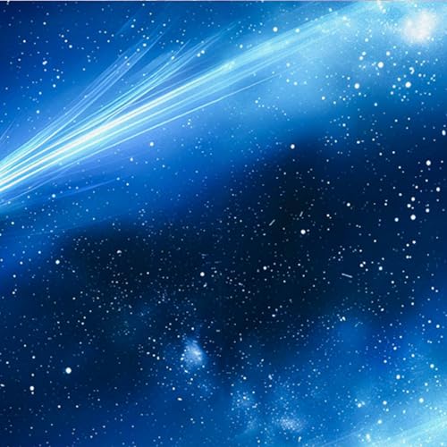 HOMETITUTE Starry Sky Galaxy Peel Stick Wallpaper 118.1x17.7 Inch Vinyl - color: Galaxy