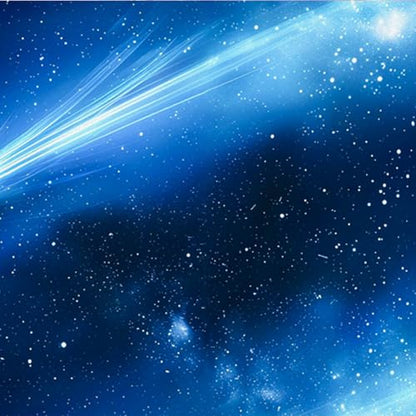 HOMETITUTE Starry Sky Galaxy Peel Stick Wallpaper 118.1x17.7 Inch Vinyl - color: Galaxy