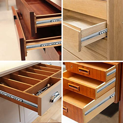 15.7 Inch Drawer Slides, 0.7" Wide, Pack of 12 - color: Style 2, size: 15.7" - 12PCS
