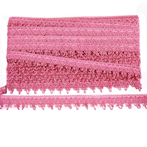 10 Yard Braid Trim 0.98" Wide Basic Fabric Gimp-Pink - color: pink