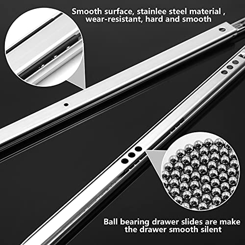 13.5 Inch Drawer Slides, 0.7" Wide, Pack of 2 - color: Style 1, size: 13.5" - 2PCS