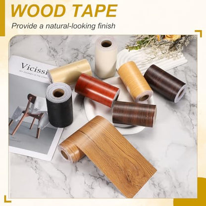 PATIKIL Wood Grain Repair Tape 6"x33" for Furniture Ash-Tone Grain - color: Ash-Tone Grain, size: 6"x33'