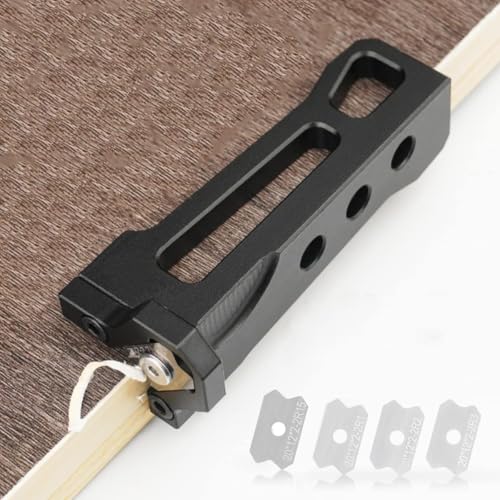Manual Edge Banding Trimmer,Edge Chamfer Burr Scraper Veneer Edge Cutter Tool Veneer Edge Trimmer for Woodworking (1Set)