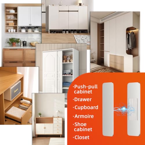 Jiayi 6 Pack Magnetic Door Catch Adhesive Cabinet Door Magnets for Closure