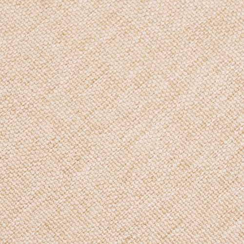 Arm Dining Chair Fabric Long Skirt Slipcovered High Back Upholstered Dinner - color: Beige, size: 1 PC