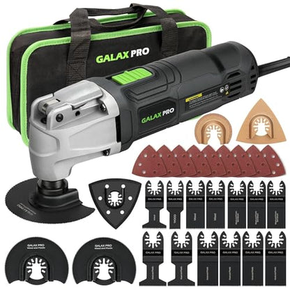 GALAX PRO Oscillating Multi-Tool Corded 2.4A, 28pcs Accessories - style: 2.4 Amp
