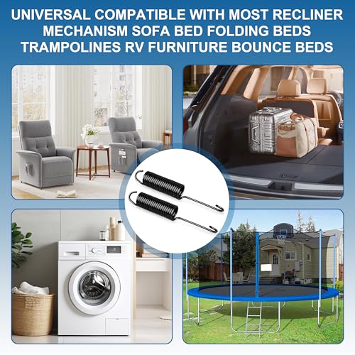 2 Pack 4-1/2 Inch Recliner Sofa Chair Mechanism Tension Spring