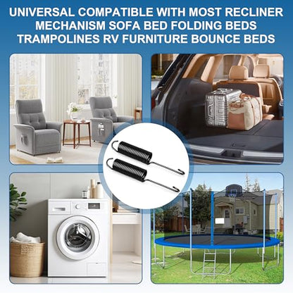 2 Pack 4-1/2 Inch Recliner Sofa Chair Mechanism Tension Spring