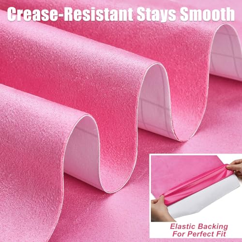 Suede Fabric Car Vinyl Wrap Sticker Sheet, 29.53"x60", Pink - color: Pink, size: 29.53" x 60"