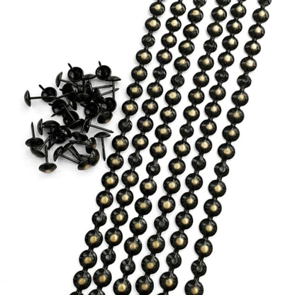 10Meters Upholstery Tacks Strips/Nailhead Trims(C:9.5mm Bronze) - color: Bronze, size: 9.5mm
