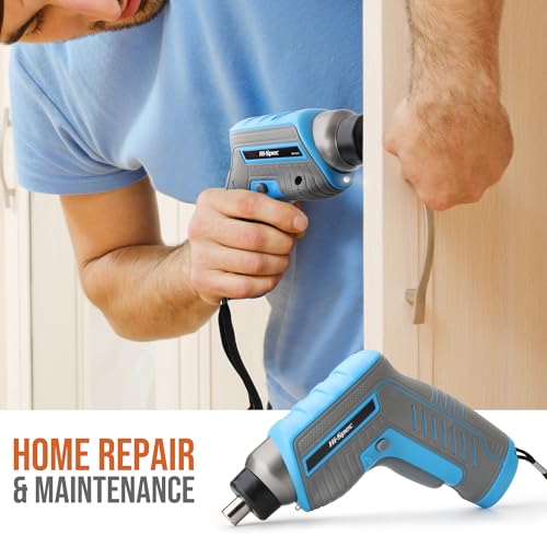 Hi-Spec 3.6V USB Electric Screwdriver for Home Repairs and Assembly,Blue - color: Blue, size: 35 Pieces