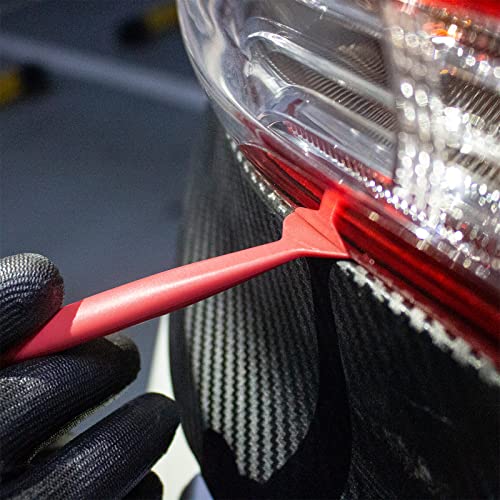 Spanno Vinyl Wrap Tool - Automotive Kit for Car Wraps & Tint, Includes Squeegee, Magnet Holder & Utility Knife - color: 5 in 1 Set
