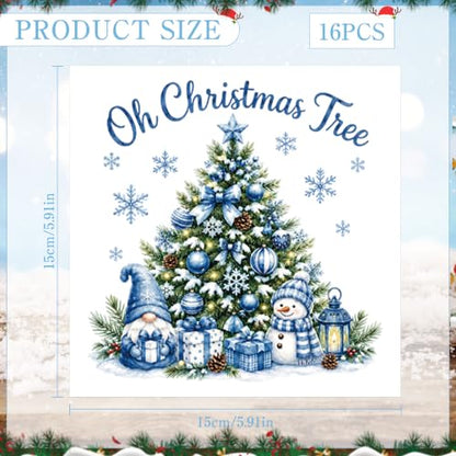 Christmas Rub on Transfers for Crafts, Winter Transfer Furniture Decals - style: Christmas Winter