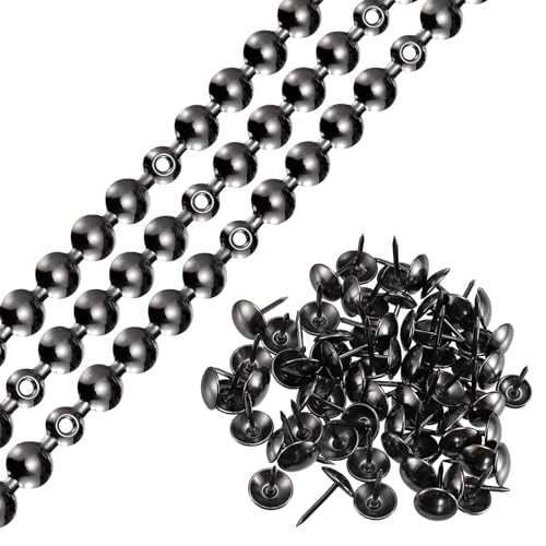 uxcell 3Pcs Upholstery Tacks Strips Nail Trims 1Meter 11mm Gray - color: Gray
