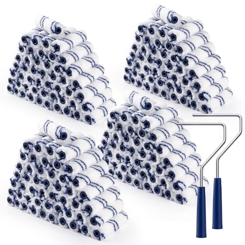 4 Inch Microfiber Paint Roller, 3/8" Nap, 200 Pack - size: 4 Inch Paint Roller Kit, 200 Pack