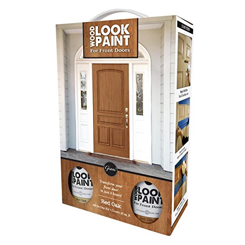 Giani Wood Look Paint Kit for Front & Interior Doors (Red Oak) - style: Red Oak