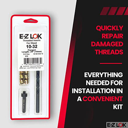 E-Z LOK Thread Repair Kit, 10-32 - size: 10-32 x 10mm, style: Flanged