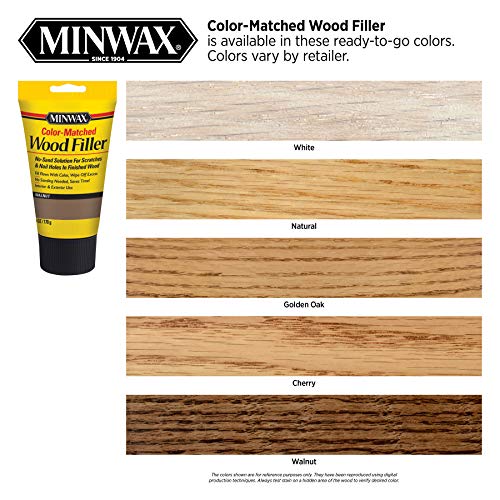 Minwax Color-Matched Wood Filler, Cherry, 6 oz - size: 6 oz.