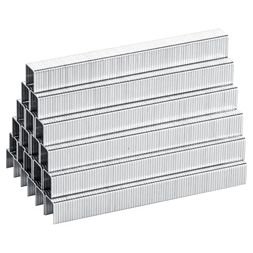 meite T50 Heavy Duty Staples, 1/2 Inch Galvanized T50 Staples for Staple Gun, 20 Gauge 3/8 Inch Crown Staple for Upholstery, Construction, Furniture (1 Case) - size: 1/2 Inch, style: 1 Case (30 Packs)