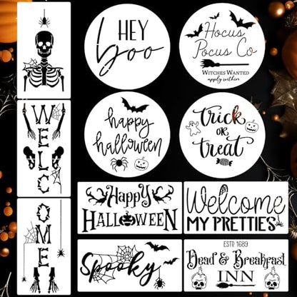 Halloween Stencils for Painting on Wood Halloween Stencils for Crafts - style: Halloween