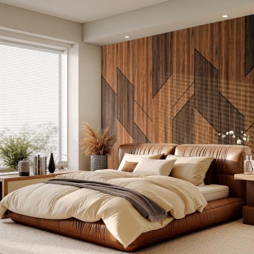 Wood Wall Panels for Interior Decor, Peel and Stick 3D WPC Panels