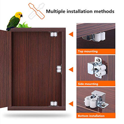 20 Pcs Cupboard Door Double Roller Catch, Kitchen Cabinet Door Latch Fasteners Door Stops Hardware Roller Catch Home Tool with Screws