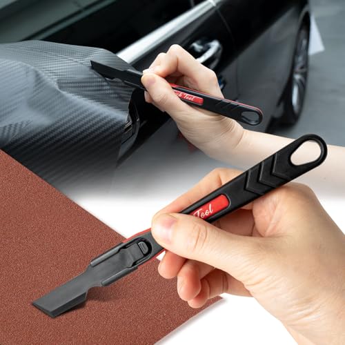 NEWISHTOOL Micro Squeegee Vinyl Wrap Tool, 6IN1 Pro Wrapping Stick Squeegee