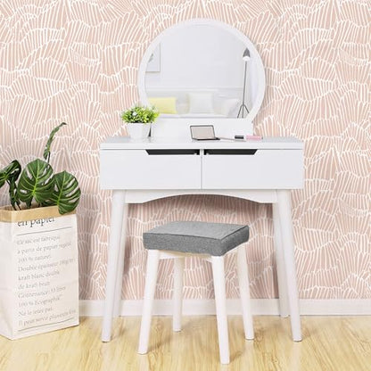 Guvana Pink Wallpaper Peel and Stick Modern Light Pink and White Wall Paper - color: Pink and White, size: 17.3" x 590"