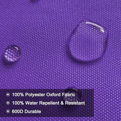 BECHAEO Waterproof Upholstery Canvas Fabric by the Yard, 2 YDS Purple - color: Purple, size: 2 Yards 58" x 72" (Pre-cut)