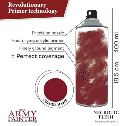 The Army Painter, Colour Primer Necrotic Flesh, 400 ml acrylic spray - color: Necrotic Flesh