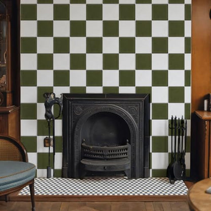 10 Sheets Thicker Design Peel and Stick Backsplash, 3D Self Adhesive Peel and Stick Wall Tile Backsplash for Kitchen, Bathroom, 12"x12", White and Green - color: White and Green