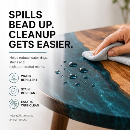 Ceramic Nano Coating for Wood, Nanofinish Coat Protection Kit for Woodworking Countertop, Table Top, and River Tables