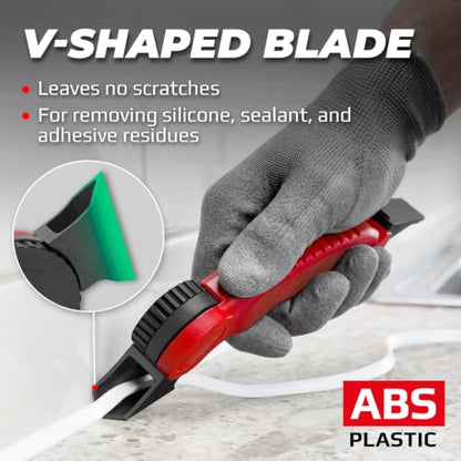 GRAFF Sealant Removal Knife with Adjustable Heads for Silicone Caulk