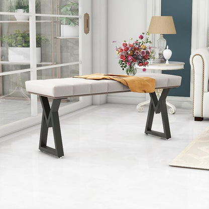 22 Inch Metal Table Legs Black Iron Coffee & End Table Legs, Diamond Shape DIY Furniture for Heavy Duty Desk Bench Feets (H22” x W13”, Set of 2) - size: 22 '' V Shape