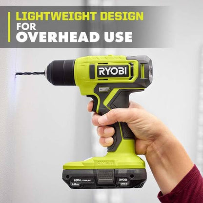 Ryobi ONE+ 18V Drill/Driver Kit with Battery, Charger & Buho Bag