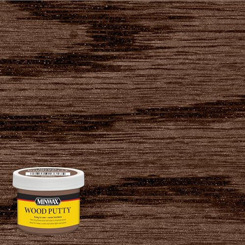 Minwax Wood Putty, Walnut, 3.75 oz. - color: Walnut, size: 3. 75 oz.