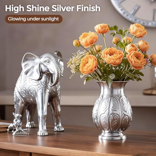 Nicpro Silver Leaf Paint - 2oz/60ml Metallic Silver Acrylic Paint - color: Silver