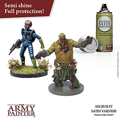The Army Painter Varnish Duo Pack, 2 x 400 mL - Matt and Satin Protective Spray Sealers for Painted Miniatures and Models