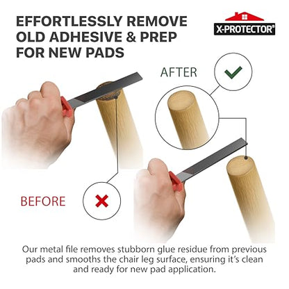 Felt Furniture Pads 235 PCS X-Protector and Furniture Pads Preparation Set