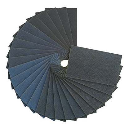Dura-Gold 5-1/2" x 9" Wet or Dry Sandpaper Sheets, Grits 150, 220, 320, 400 - size: Variety Pack #1
