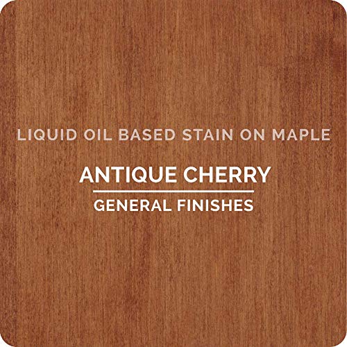 General Finishes Oil Based Penetrating Wood Stain, 1 Quart, Antique Cherry - color: Antique Cherry, size: 1 Quart