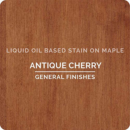 General Finishes Oil Based Penetrating Wood Stain, 1 Quart, Antique Cherry - color: Antique Cherry, size: 1 Quart