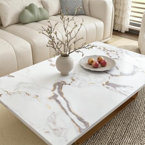 LACHEERY Thick White Marble Contact Paper for Countertops Matte 15.8"x79" - size: 15.8" x 79"